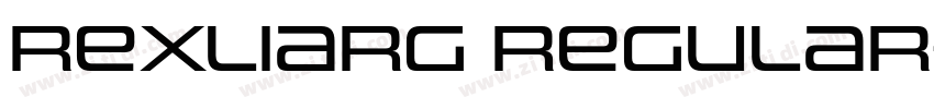 RexliaRg Regular字体转换